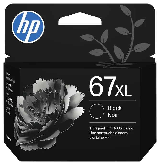 HP 67XL High Yield Black Original Ink Cartridge (3YM57AN)